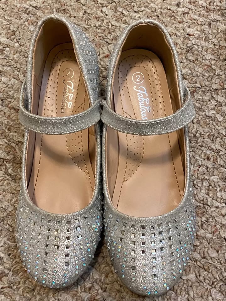Kids Girls Blue Heels Sparkle - photo 3