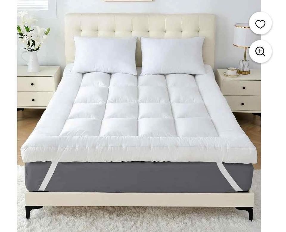 King Size Mattress Topper - 3-4 Inch Thick