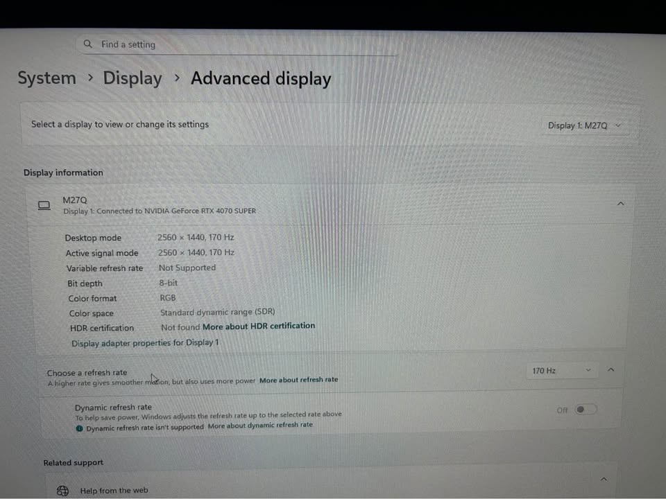 Gigabyte M27Q 27” 170Hz 1440p Gaming Monitor - photo 2