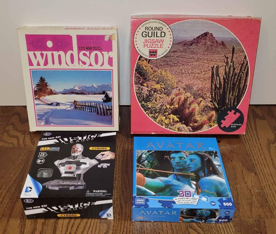 Jigsaw Puzzles - 4 Great Condition Puzzles