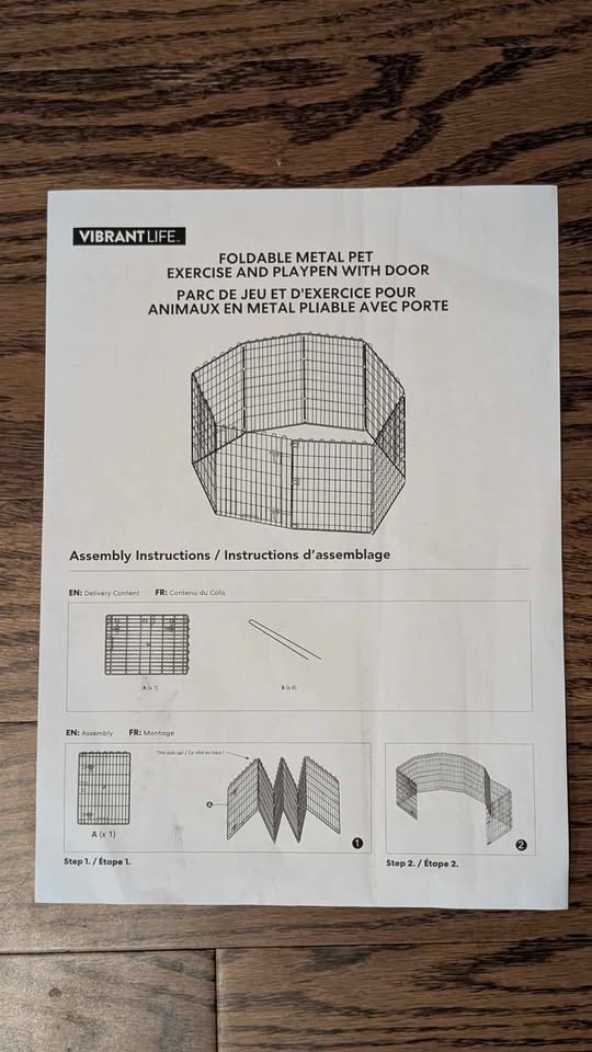 Foldable metal pet pen - photo 5