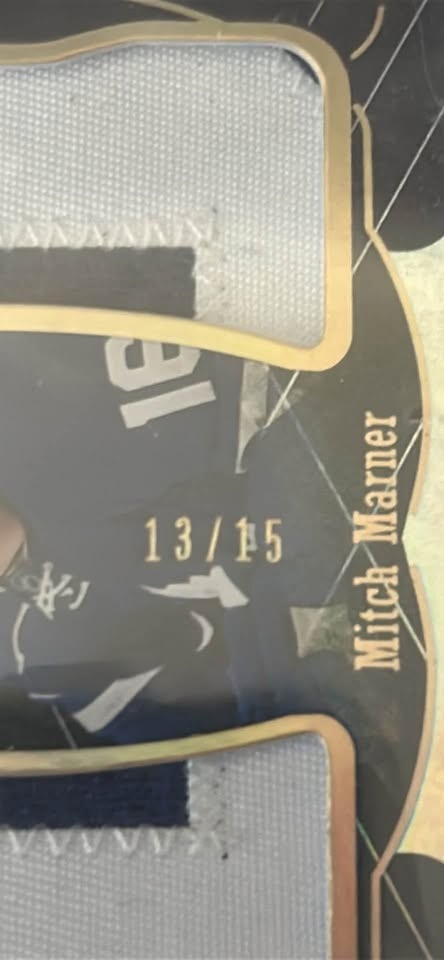 2016-17 SPX Double XL Materials Black /15 Mitch Marner - photo 3