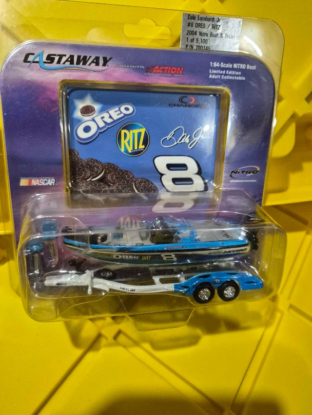 Dale Earnhardt Jr #8 Boat and Trailer