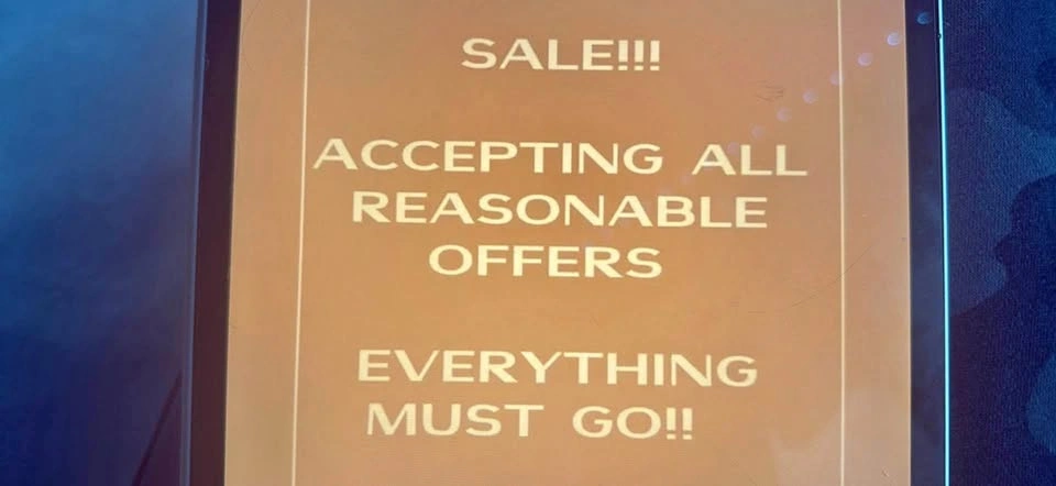 Everything must go!!