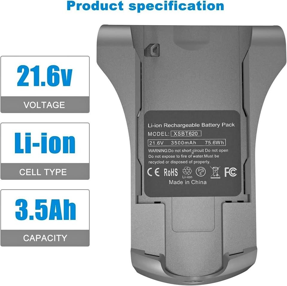 3500mAh Shark Battery for IZ162H/IZ163H
