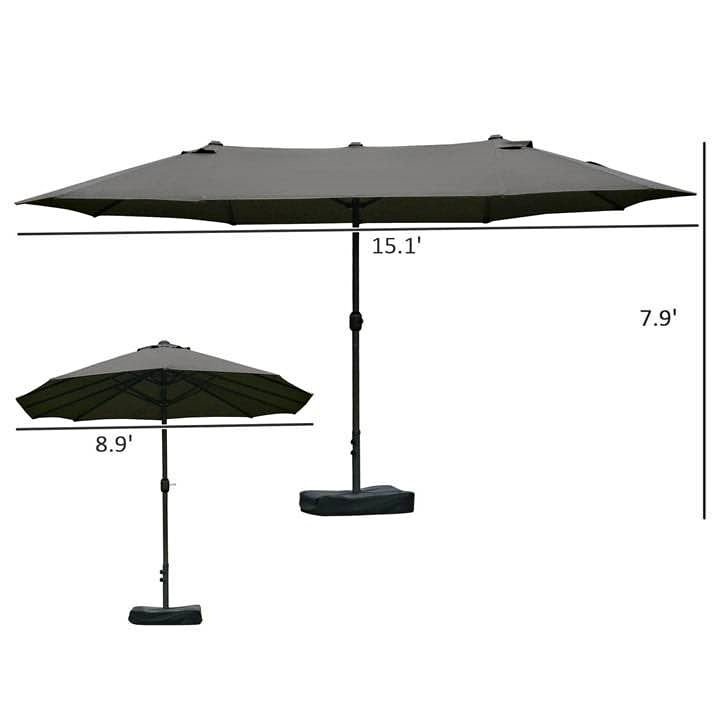 Outsunny 15' Patio Umbrella