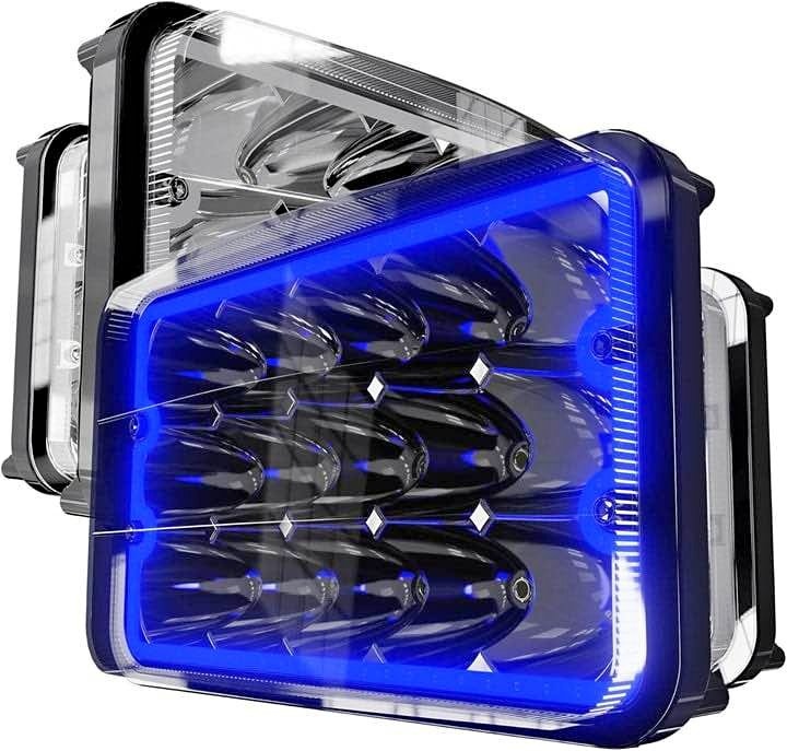 ROLINGER 4PCS Off Road Plug and Play Sealed LED Headlights