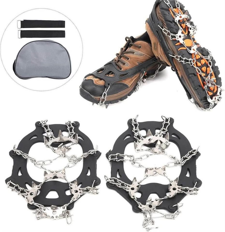 291c - 19 Teeth Stainless Steel Snow Climbing Crampons - photo 2