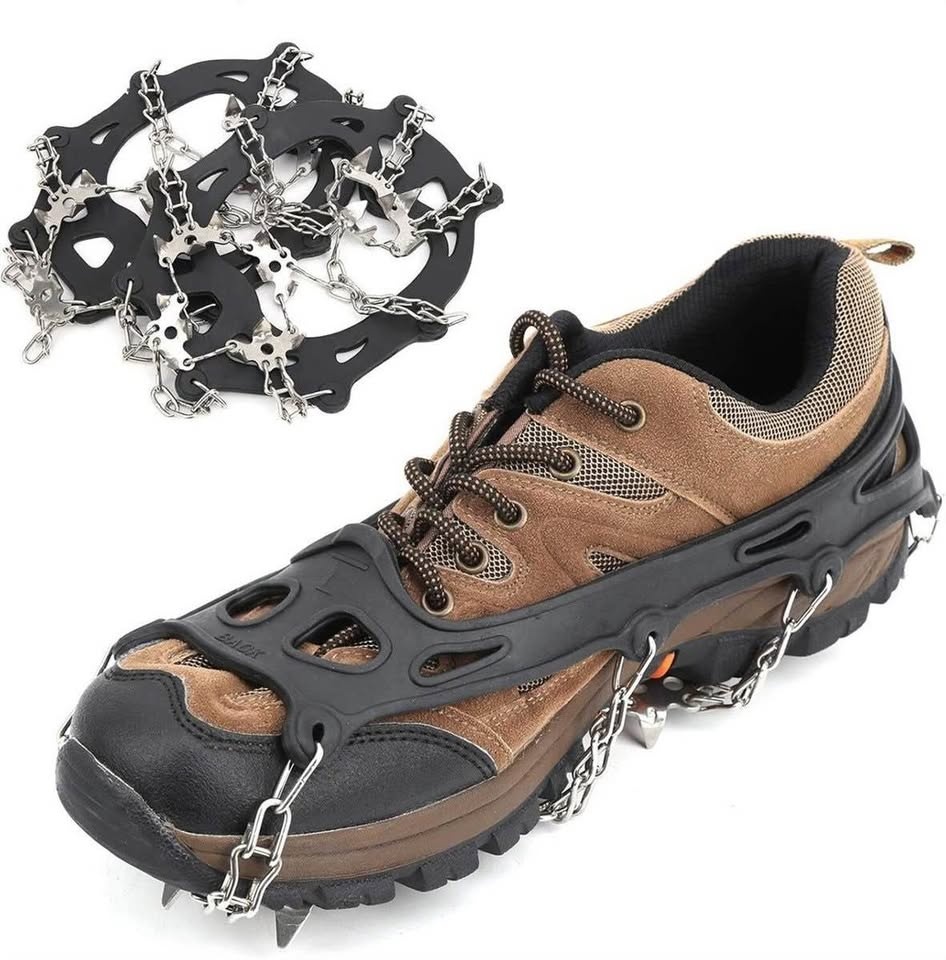 291c - 19 Teeth Stainless Steel Snow Climbing Crampons - photo 4