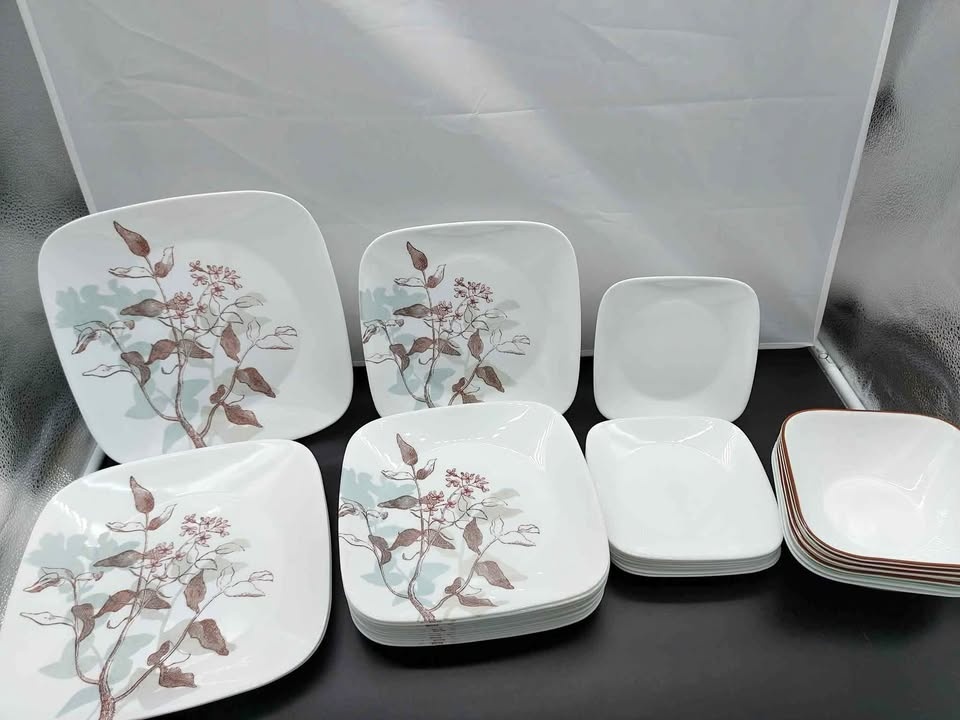 Corelle Twilight Grove Set Of 30 Dinnerware