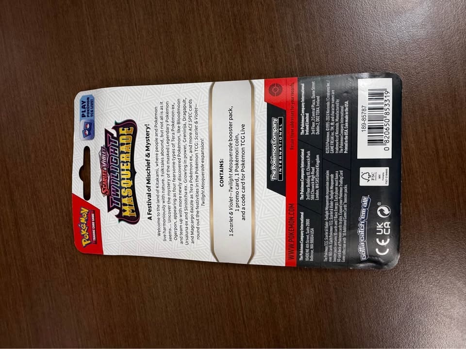 Pokémon TCG: Scarlet & Violet—Twilight Masquerade Checklane Blis - photo 2
