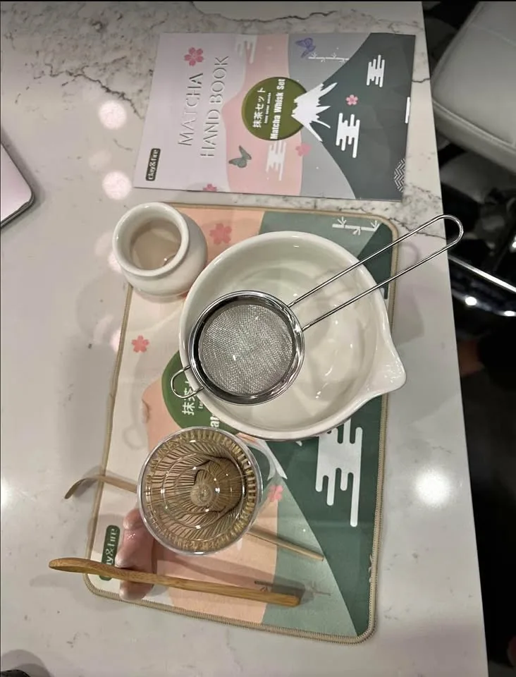 Brand New - 9 Pcs Ceramic Matcha Set thumbnail