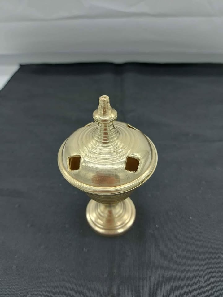 Vintage Brass Incense Burner - photo 2