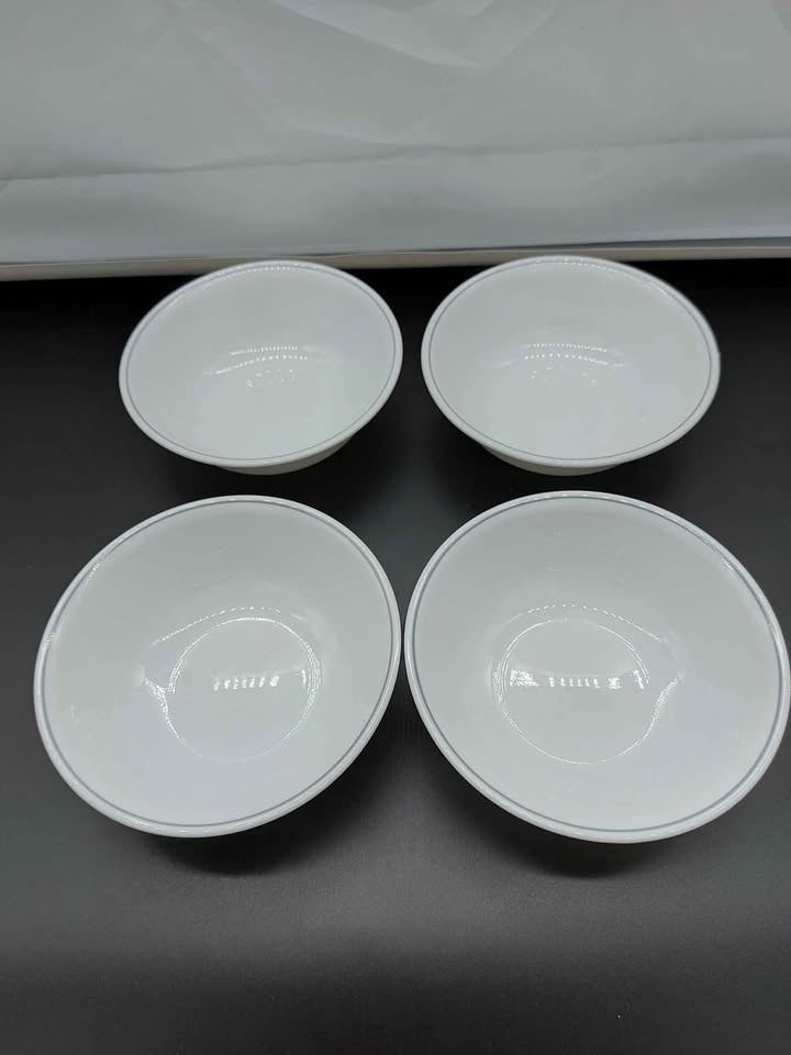 Corelle Bowl Set Of 4 White With Gray Band - photo 2
