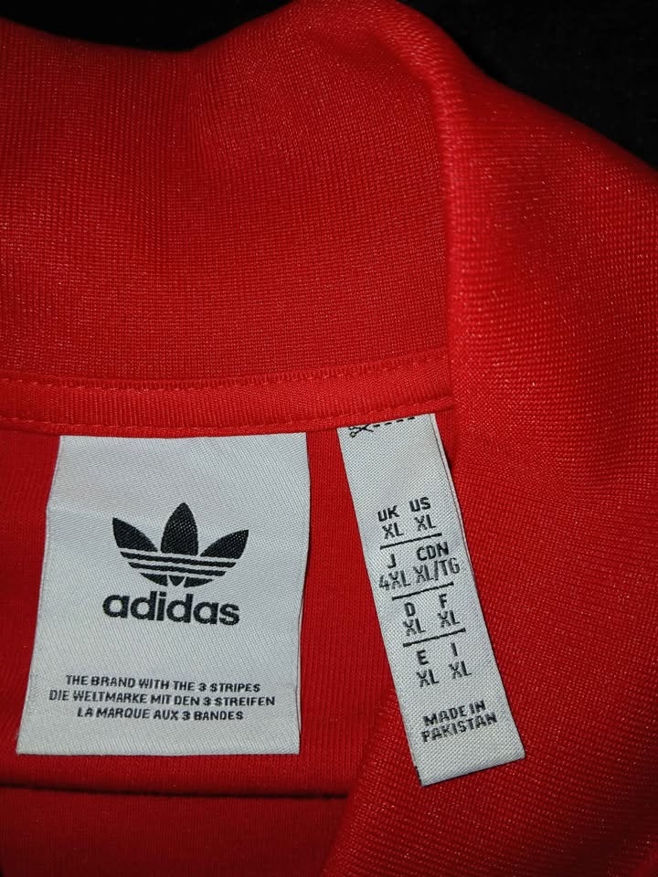 Red adidas Track Jacket - Size XL - Great Condition - photo 2
