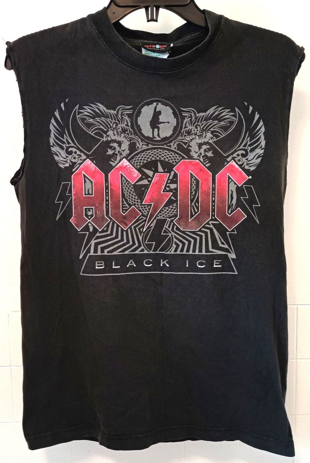 AC/DC Black Ice 2008 World Tour Shirt - Size M