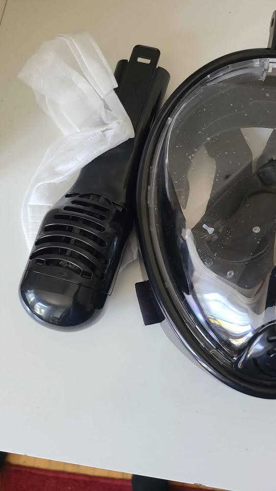 Full Face Snorkel Mask – Adult Size, Black - photo 2