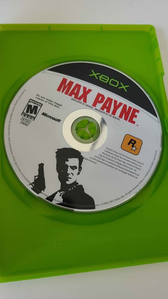 Max Payne (Microsoft Xbox, 2001) Complete CIB Tested - photo 3
