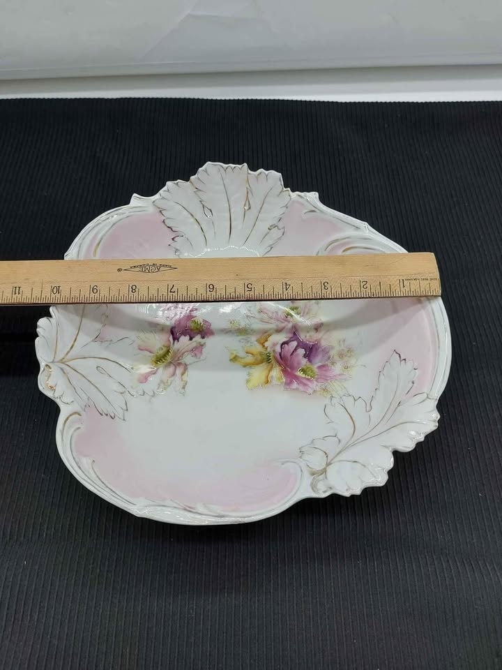 Big Vintage or Antique Floral Bowl - photo 3