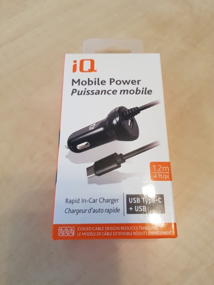 iQ Mobile Power USB Type C Car Charger