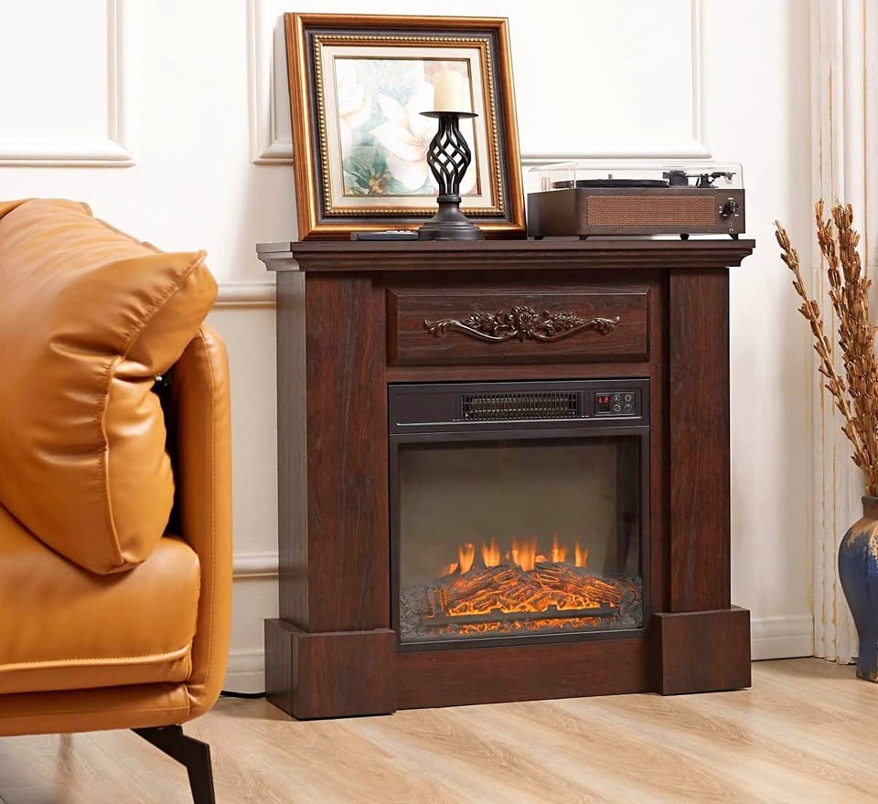 Brand New in Box!!! Electric Fireplace with Mantel