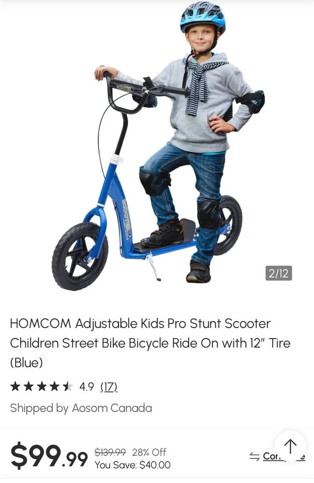 Brand New Adjustable Kids Pro Stunt Scooter!!! - photo 2