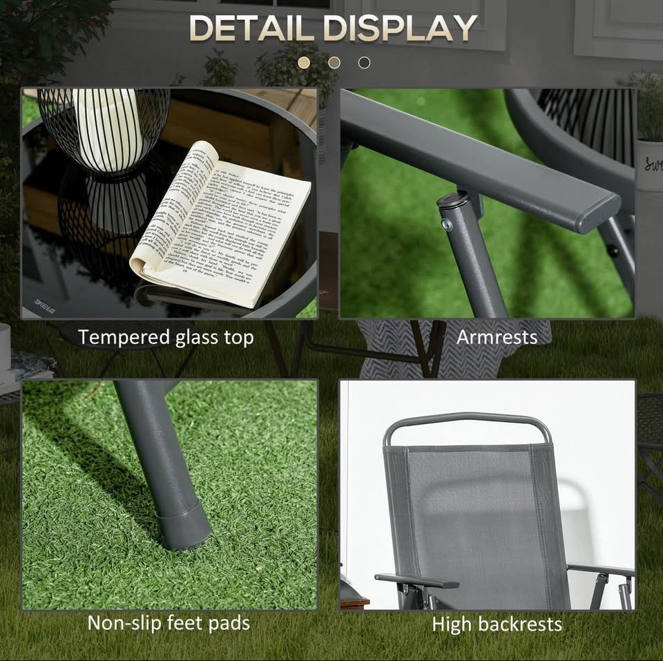 3 Pieces Bistro Set Brand New!!! - photo 4