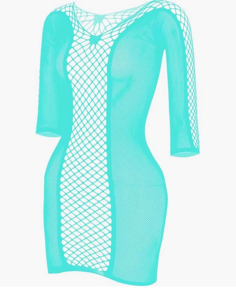 Brand new sheer fishnet lingerie dress - photo 2