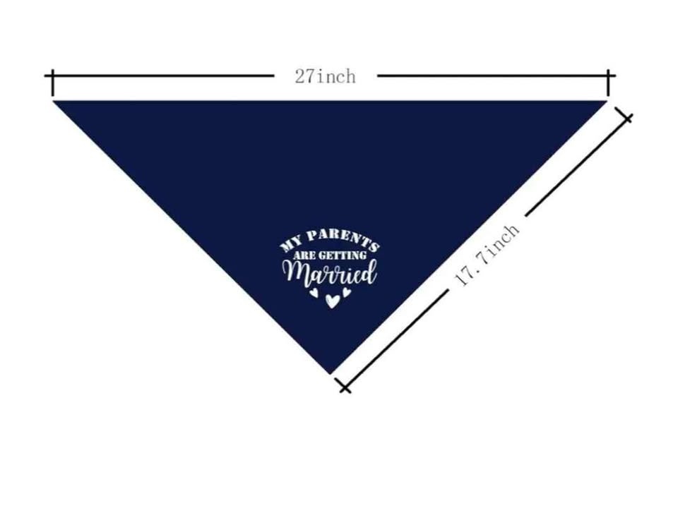 Brand New Dog Bandana for Wedding Photos - photo 3