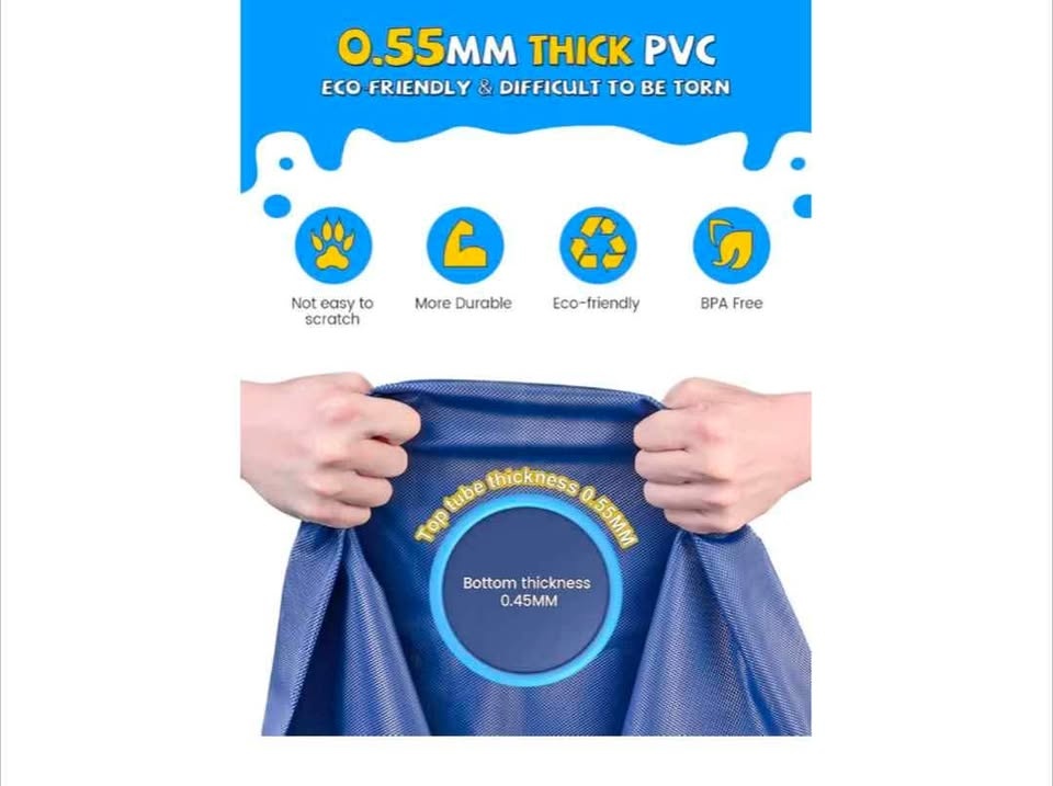 Extra Large Non-Slip Splash Pad for Kids & Dogs - photo 4