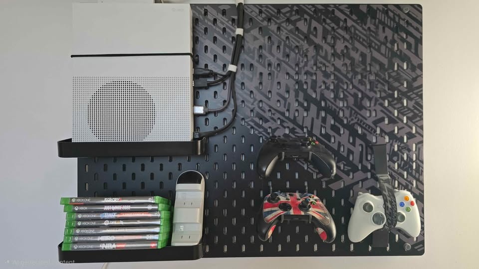 XBOX One S + 2TB External Drive, Games, 3 Controllers, Charging - photo 2