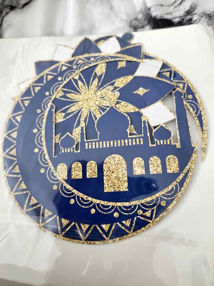 16-Piece Ramadan Hanging Swirl Decorations