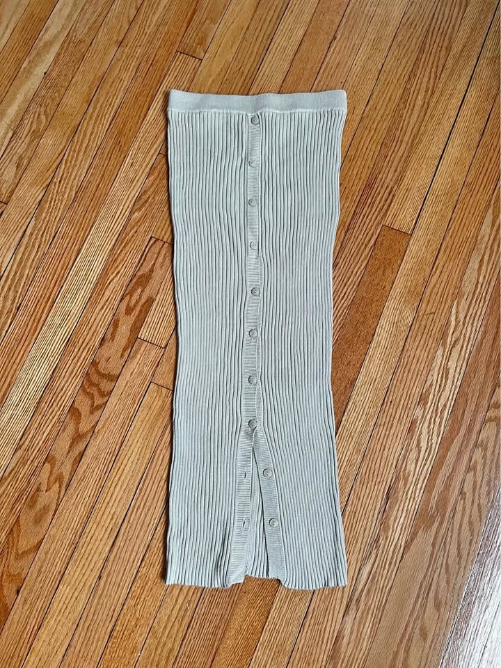 Vintage Rib Knit Skirt