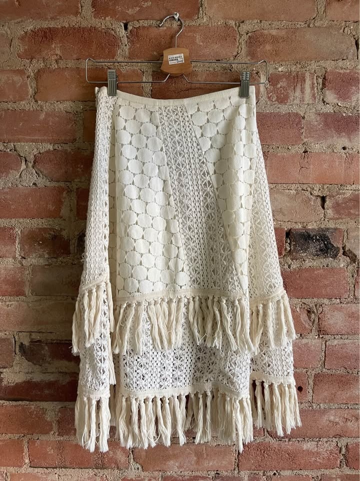 Vintage Crochet Midi Skirt - photo 2