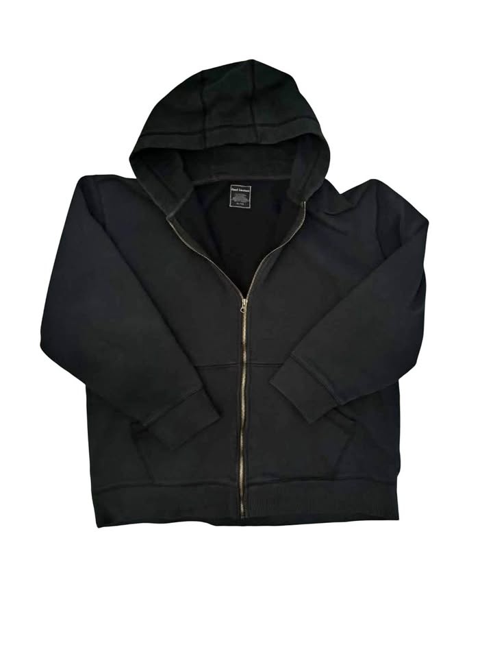 Vintage Foot Locker Black Zip-Up Hoodie