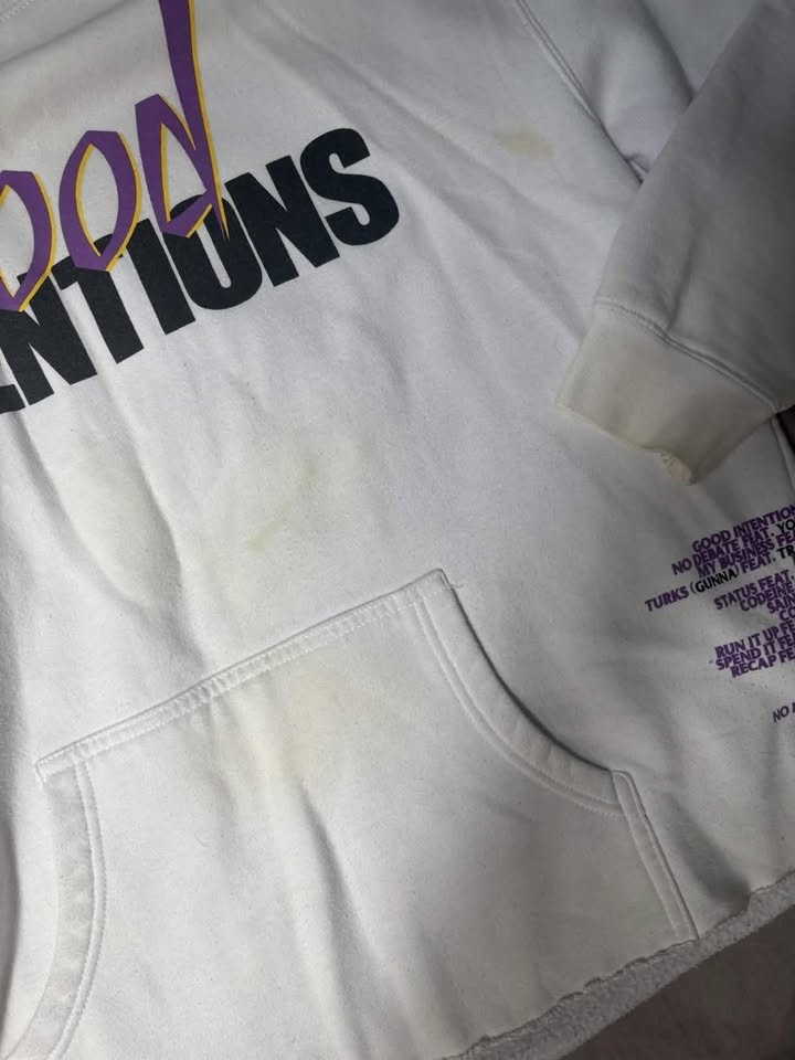 VLONE Good Intentions Hoodie (NAV) - photo 3