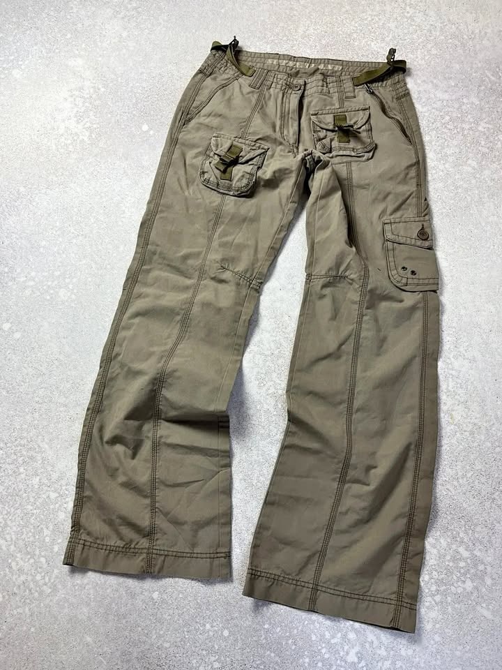 Rare Vintage Lowbox Bondage Multipocket Flare Jeans