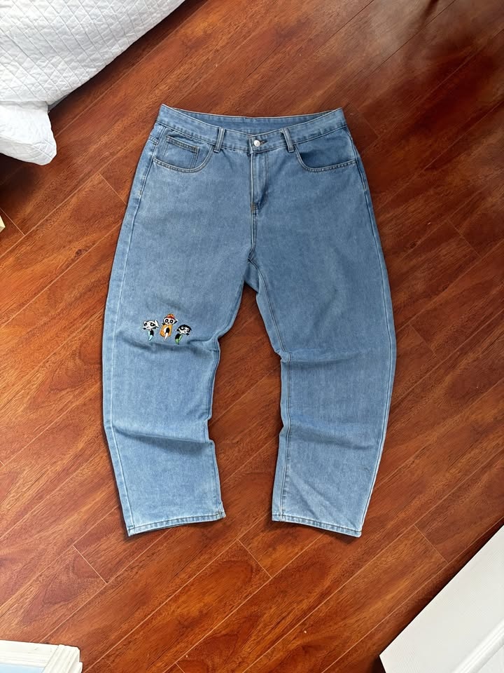 Power Puff Baggy Jeans