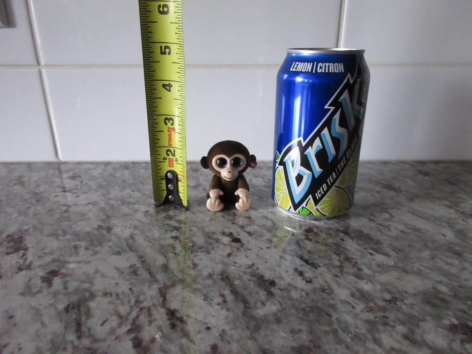 TY Beanie Boos Mini Boos Coconut Monkey Series 1 Figure - photo 2