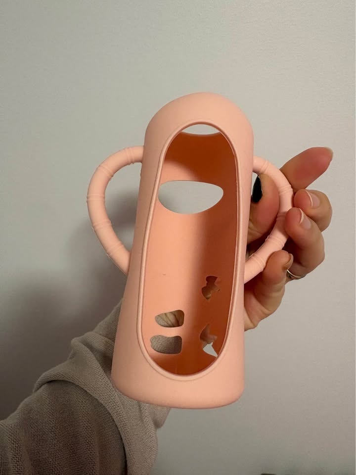 Cute Baby Bottles with Silicone Sleeves & Handles - Panda Design - photo 4