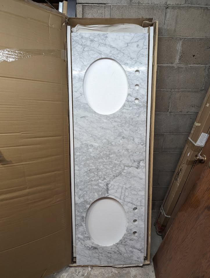 Marble Double Vanity Top