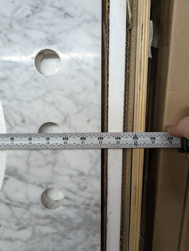 Marble Double Vanity Top - photo 2