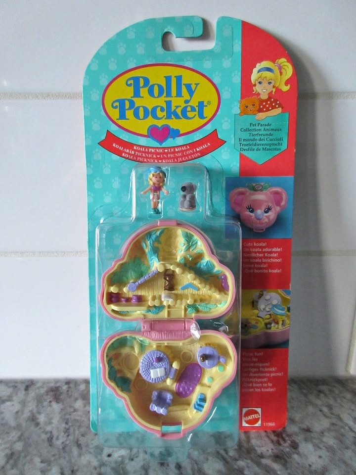 1994 Polly Pocket Pet Parade Koala Picnic
