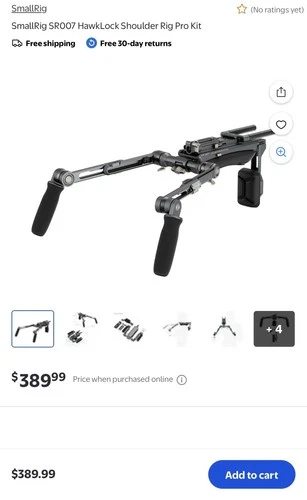SmallRig HawkLock Shoulder Rig SR007 Pro Camera Stabilizer - photo 3