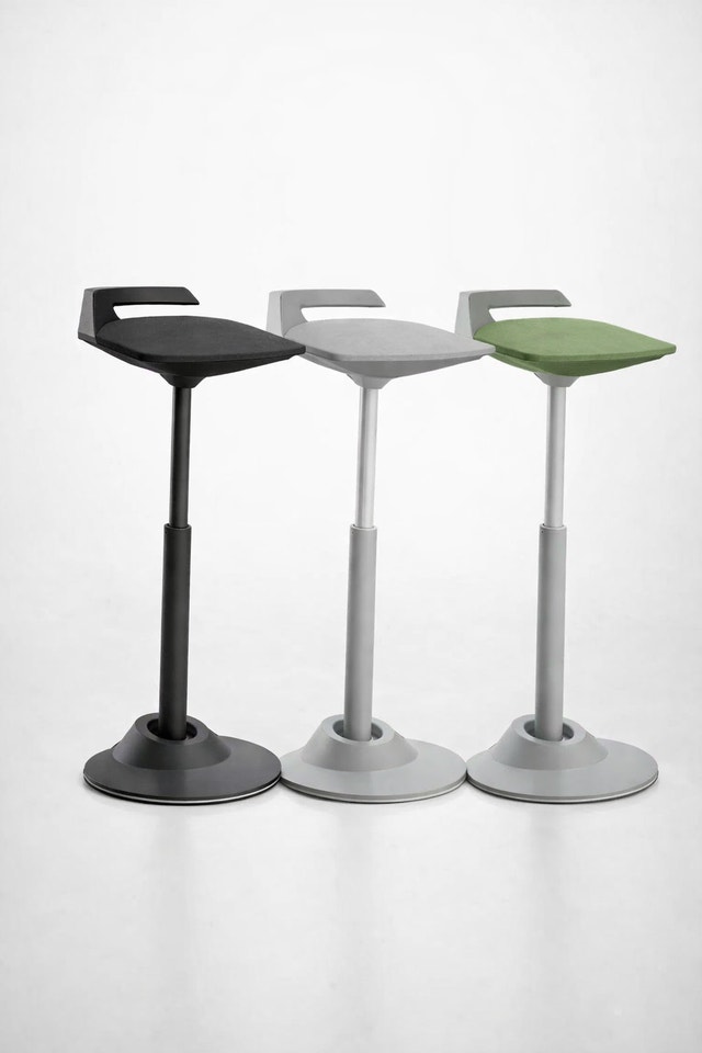 Aeris Muvman Sit/Stand Stool for Standing Desks (New)