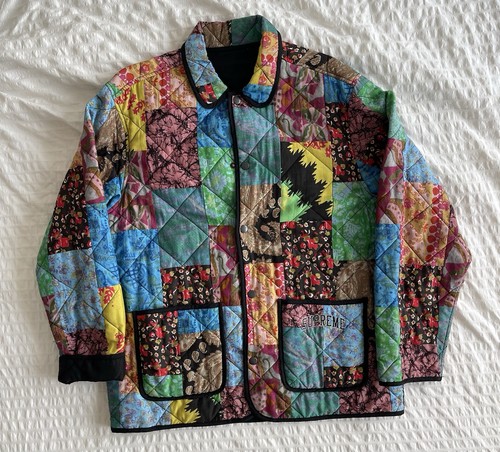Supreme Quilted Jacket Sz M 100 % Authentic