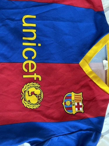 Vintage Lionel Messi Barcelona Jersey Mens Size S - photo 4