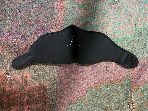 Supreme Arabic Logo Neoprene Facemask Hi Vis Yellow - photo 5