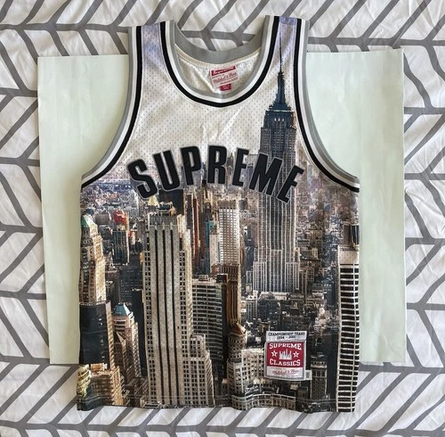 Supreme NYC Basketball Jersey Sz M