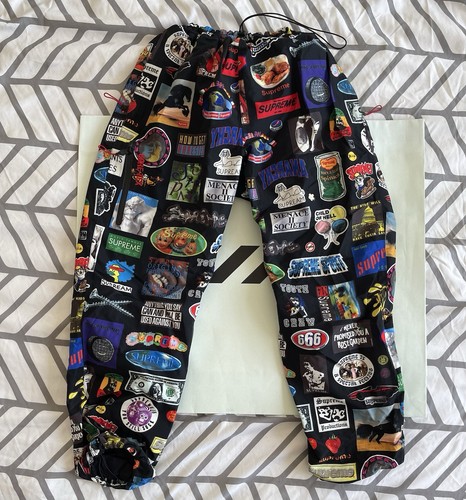 Supreme Gore Tex Stickers Pants Sz M 100 % Authentic